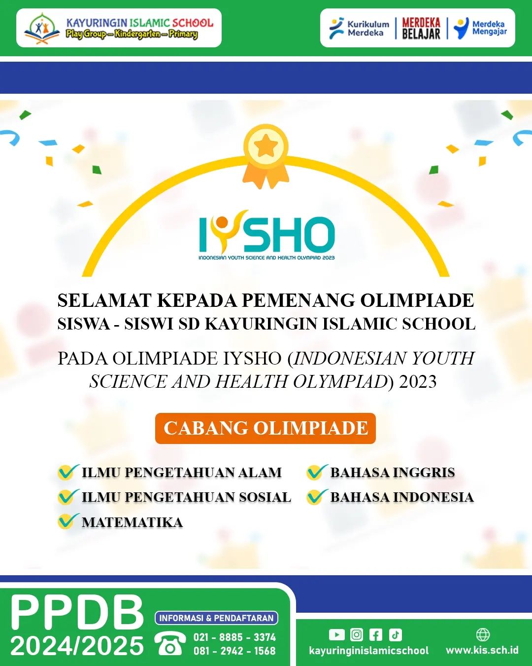 Olimpiade Indonesia Youth Science and Health Olympiad 2023