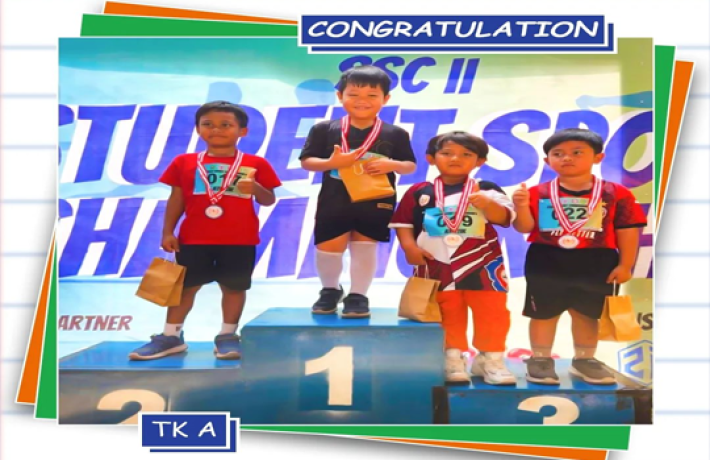 TK Kayuringin Islamic School Juara 1 Sprint 60 Meter