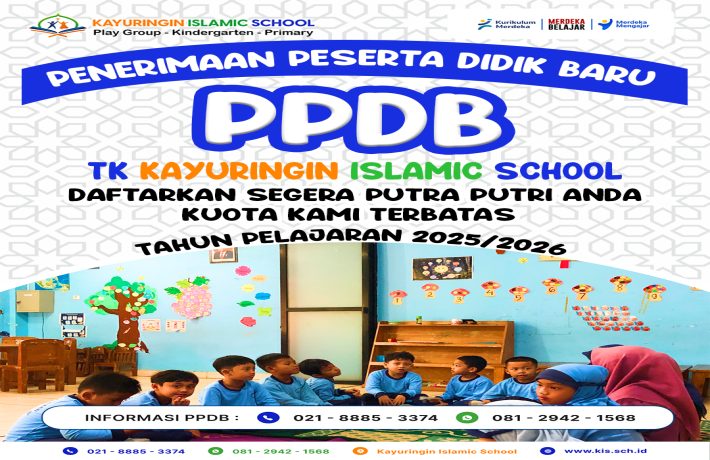 PPDB TK KAYURINGIN ISLAMIC SCHOOL